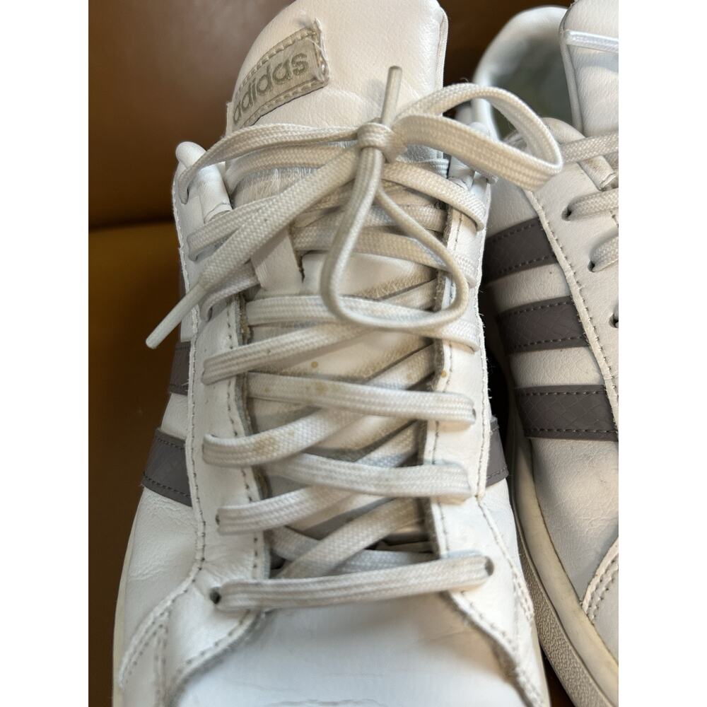 Adidas Grand Court Women’s Athletic Tennis Sneaker Casual Gray White Size 8.5 - Picture 5 of 9